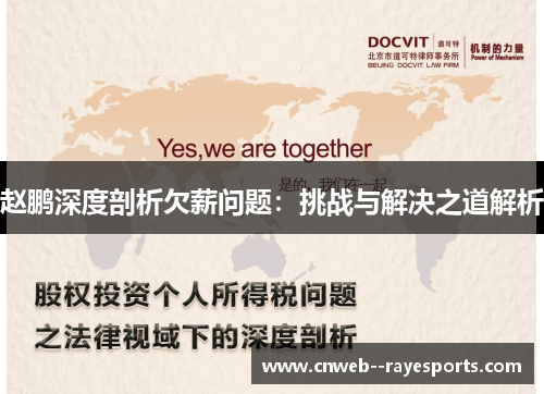 赵鹏深度剖析欠薪问题：挑战与解决之道解析